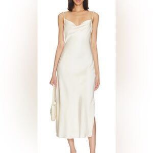 All Saints slip dress in Artic white. NWT. Size 12